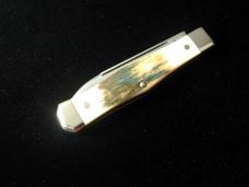 Titusville Cutlery Mammoth Bark Ivory Lexingtonian Coffin Jack Knife Rare 1 of 30 COA USA Made