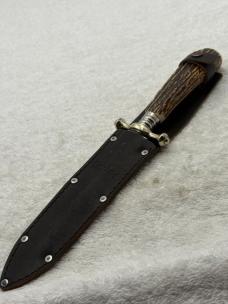 Linder Kris Blade Dagger Stag Handle Made In Solingen Germany (#2)
