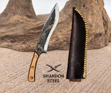 H&B Forge USA Hand Forged High Carbon Steel Ultimate Camp Knife 15" Overall 
