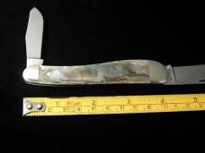 Titusville Cutlery Black Lip Pearl Rooster Comb Farmer Knife Super Rare 1 of 12 COA USA Made