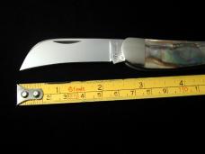 Titusville Cutlery Black Lip Pearl Rooster Comb Farmer Knife Super Rare 1 of 12 COA USA Made