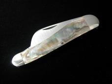 Titusville Cutlery Black Lip Pearl Rooster Comb Farmer Knife Super Rare 1 of 12 COA USA Made