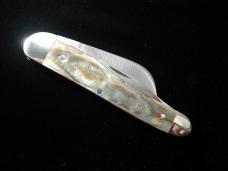Titusville Cutlery Black Lip Pearl Rooster Comb Farmer Knife Super Rare 1 of 12 COA USA Made