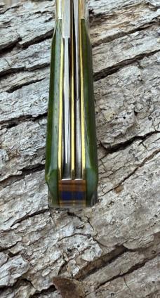 GEC NORTHFIELD * 771225 SATIN PICKLE GREEN MARROW BONE YANKEE BARLOW KNIFE