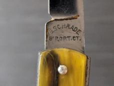 Vintage Geo. Schrade Ball Pull Single Blade Automatic Pocketknife