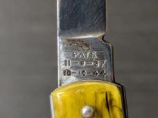Vintage Geo. Schrade Ball Pull Single Blade Automatic Pocketknife