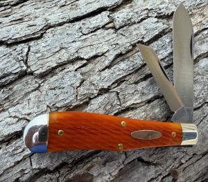 GEC TIDIOUTE 922225 SUNSET ORANGE JIFFED BONE EUREKA JACK KNIFE