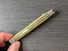 Vintage Geo. Schrade Presto Fishtail Celluloid Automatic Knife.
