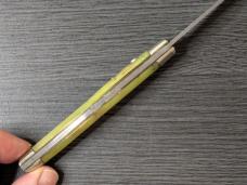 Vintage Geo. Schrade Presto Fishtail Celluloid Automatic Knife.