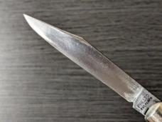Vintage Geo. Schrade Presto Fishtail Celluloid Automatic Knife.