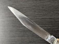 Vintage Geo. Schrade Presto Fishtail Celluloid Automatic Knife.