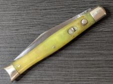 Vintage Geo. Schrade Presto Fishtail Celluloid Automatic Knife.
