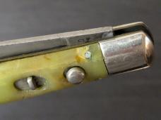 Vintage Geo. Schrade Presto Fishtail Celluloid Automatic Knife.