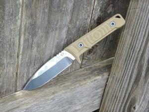 Medford Mizuchi Fixed Blade Knife Coyote G-10 20CV Blade Kydex Sheath - New