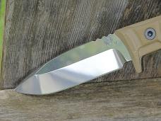 Medford Mizuchi Fixed Blade Knife Coyote G-10 20CV Blade Kydex Sheath - New