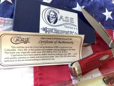 Case xx Case Classic 1990 R61050 w/ Sweet Cherry Red Bone Handles -one of 200 -NOS w/ COA +Orig Box