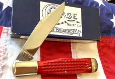 Case xx Case Classic 1990 R61050 w/ Sweet Cherry Red Bone Handles -one of 200 -NOS w/ COA +Orig Box