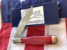 Case xx Case Classic 1990 R61050 w/ Sweet Cherry Red Bone Handles -one of 200 -NOS w/ COA +Orig Box
