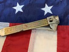 Vintage J A Henckels Cigar V Cutter Tool with SUPER ORNATE Handles -Hard to come by...