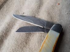Bear & Son Stag Damascus Stockman Knife 
