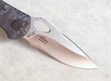 Buck Custom 722 Spitfire Folding Knife Carbon Fiber Handle MagnaCut Blade 