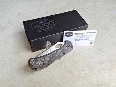 Buck Custom 722 Spitfire Folding Knife Carbon Fiber Handle MagnaCut Blade 