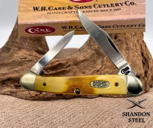Case XX USA 2007 Stag 5111 1/2 L SS Red Shield Cheetah Swing
