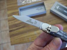 Hubertus Knife Solingen, Germany Small 08 Rare Brazilian Horn 5 3/4 " Open Lilyput NIB