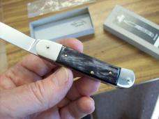 Hubertus Knife Solingen, Germany Small 08 Rare Brazilian Horn 5 3/4 " Open Lilyput NIB