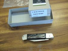 Hubertus Knife Solingen, Germany Small 08 Rare Brazilian Horn 5 3/4 " Open Lilyput NIB