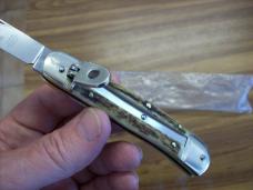 Vintage Hubertus Knife Size 10 Medium Genuine Stag/Antler Old Ritter Factory Solingen, UNUSED!