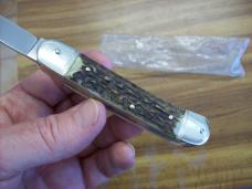 Vintage Hubertus Knife Size 10 Medium Genuine Stag/Antler Old Ritter Factory Solingen, UNUSED!
