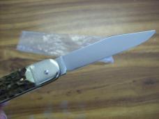 Vintage Hubertus Knife Size 10 Medium Genuine Stag/Antler Old Ritter Factory Solingen, UNUSED!