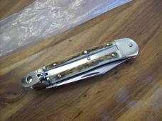 Vintage Hubertus Knife Size 10 Medium Genuine Stag/Antler Old Ritter Factory Solingen, UNUSED!