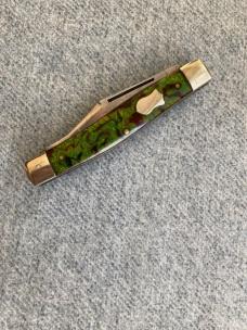 Vintage, RARE, ENDERES (Minnesota & Iowa), Christmas Tree Handles, Stockman's Pocket Knife 