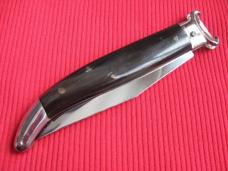 Vintage Italian Large Size "rostfrei" Shell Puller Leverlock Switchblade Knife                