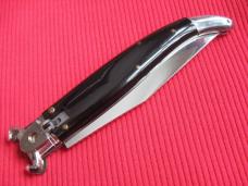 Vintage Italian Large Size "rostfrei" Shell Puller Leverlock Switchblade Knife                