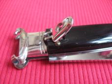Vintage Italian Large Size "rostfrei" Shell Puller Leverlock Switchblade Knife                