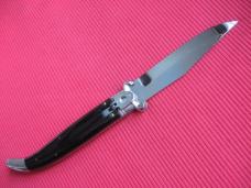 Vintage Italian Large Size "rostfrei" Shell Puller Leverlock Switchblade Knife                