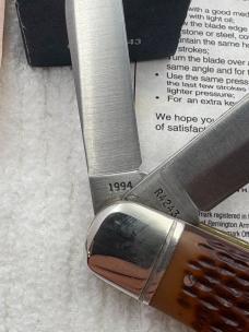 Vintage Remington 1994 Limited Edition Camp Bullet Knife #R-4243 New In Box