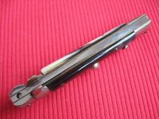 Vintage TRANSITIONAL 1960's Italian "DIAMOND IMPORT" STILETTO Switchblade Knife - Unique Old Horn!