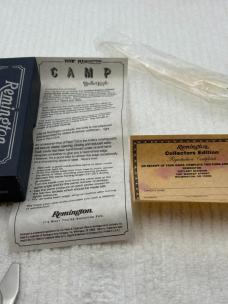Vintage Remington 1994 Limited Edition Camp Bullet Knife #R-4243 New In Box