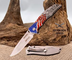 MTech Assisted "We The People" EDC Survival Pocket Folder Folding - MX-A849SW