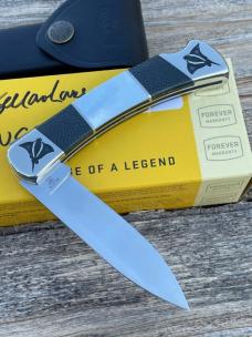 BUCK 110 ** BRIAN YELLOWHORSE CUSTOM STINGRAY MOTHER OF PEARL FOLDING HUNTER