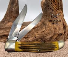 QUEEN CUTLERY USA WINTER BOTTOM 2 BLADE FOLDING HUNTER POCKET KNIFE (18)