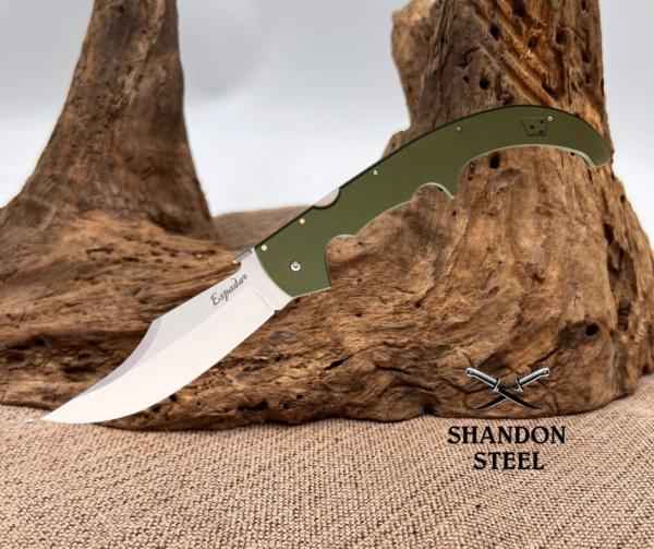 Cold Steel XL Espada Lockback Folding Knife 7.5" OD G10 Handle - CS62MGCODSW