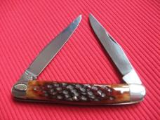 Vintage Italian Pick bone Knife GESCO Two Blade "Premier K5 ITALY" Pick Bone - New Old Stock!