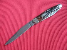 Vintage Italian Pick bone Knife GESCO Two Blade "Premier K5 ITALY" Pick Bone - New Old Stock!