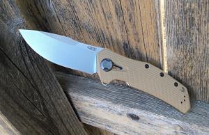 Zero Tolerance 0308 Folding Knife Coyote Tan G-10/Ti Handle SW 20CV Blade - New