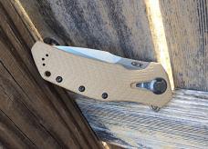 Zero Tolerance 0308 Folding Knife Coyote Tan G-10/Ti Handle SW 20CV Blade - New